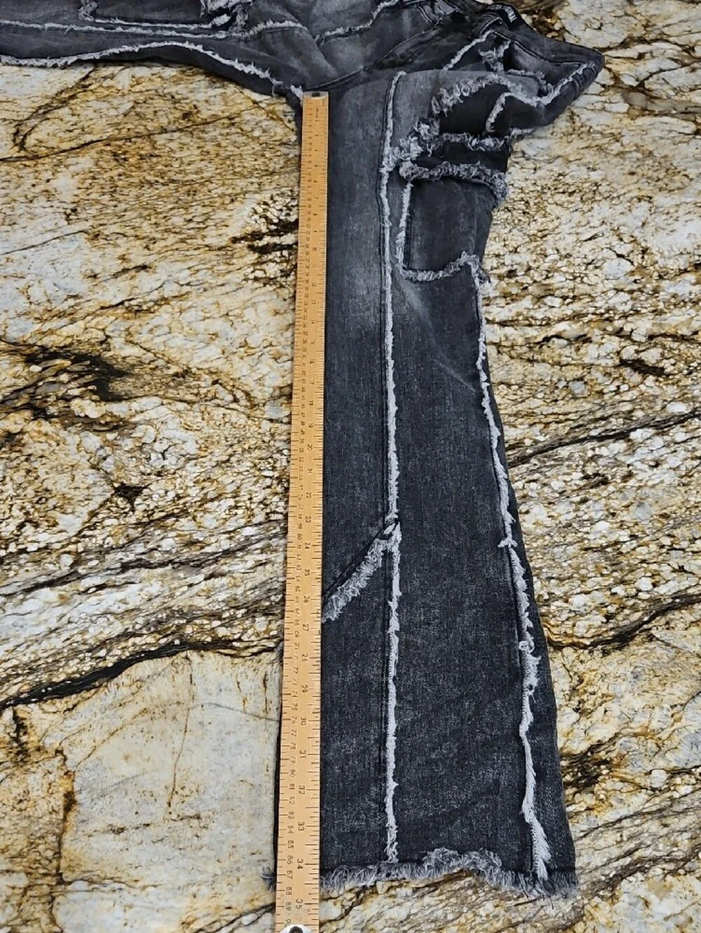Rockstar Original Men's Distressed Grey Jeans. Size S (28/34)
